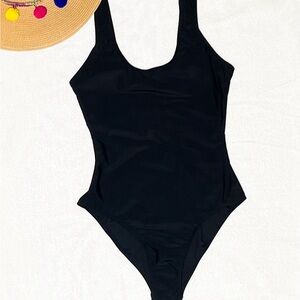 NWOT Black one piece bathing suit